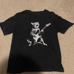 Cat with Guitar Shirt 