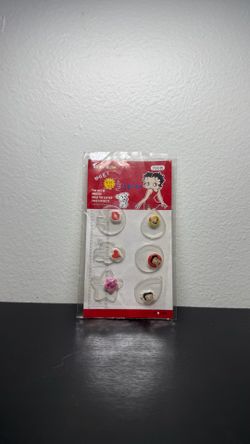 New Y2K 2000s Betty Boop Clear 3D Movable Sticker Set Of 6