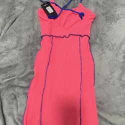 Coral Dress  Great For The Summer 
