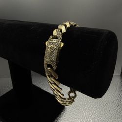 14K Monaco Bracelet 