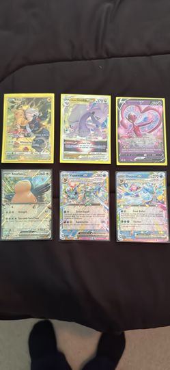 Some few full arts, Vstar, V, EXes, pokeballs, hollows and reverses