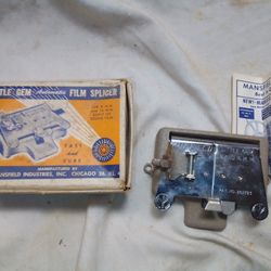 Little Gem Automatic Film Splicer, manufactured by Mansfield Industries in Chicago
