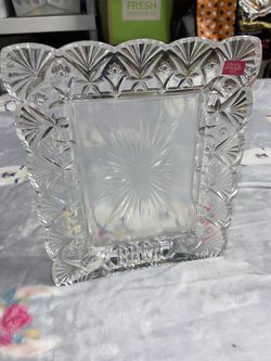 Crystal picture frame- cristal d’arques Paris 5x7