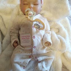 New Interactive Baby Doll, Hand Painted