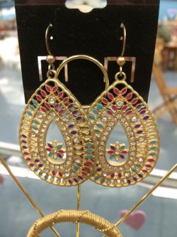 Gold plated earings