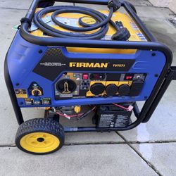 Firman T07(contact info removed)W Peak 7500W Running Tri Fuel (GAS, LPG, NG Portable Generator