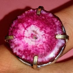 Rose Agate Ring