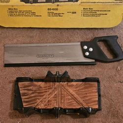 Stanley Mitre Box and Saw