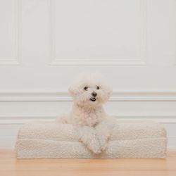 Orthopedic Boucle Dog bed