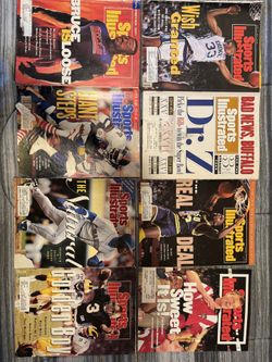 Sports Illustrated Magazines from 1990’s