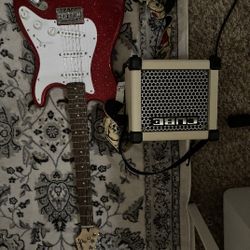 Electric Guitar And Keyboard 