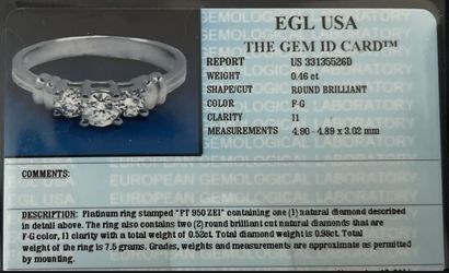 0.98 Carat Platinum Diamond Ring