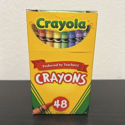 Crayola Crayon, Assorted Wax, 48/Box