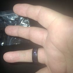 Two Purple Rings Size 9 