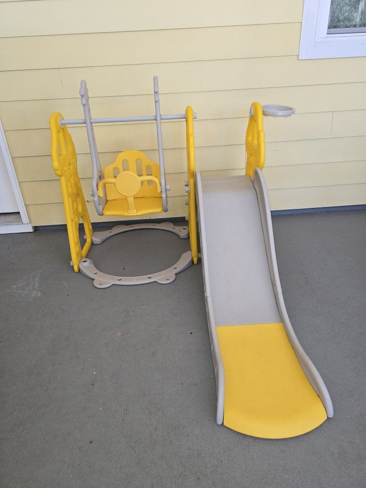 4 In 1 Toddler Slide, Swing Set