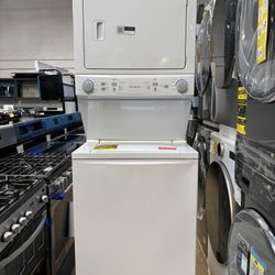 New! Frigidaire Electric Washer / Dryer Laundry Center 
