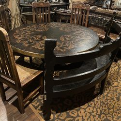 Casa Bonita Dining Table And Four Chair And Bench 