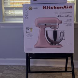 Pink Kitchen Aid Mixer Deluxe 4.5 