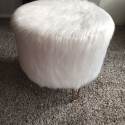 Furry Ottoman 