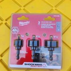 Milwaukee SHOCKWAVE Thin Wall Hole Saw High Speed Steel Kit (3-Piece