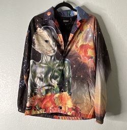 RIPNDIP Men’s Graphic Galactica Coach Jacket Size S 