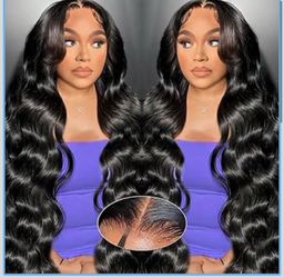 🔥Brand new 🔥 5x8 Glueless Wigs Human Hair Pre Plucked Pre Cut Body Wave 5x8 Hd Lace Closure Human Hair 180% Density Wear And Go Glueless Wigs Pre Cu