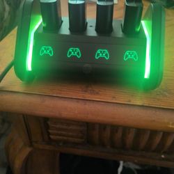 Xbox Charging Dock With 4 Rechargeable Batteries And Charging Cable 