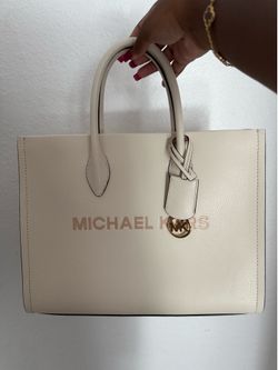 micheal kors tote bag cream