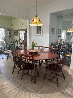 Vintage Cherry Wood table and chairs