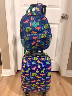 Travel suitcase backpack kids