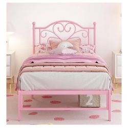Twin Size Bed Frame Child Pink Brand New 