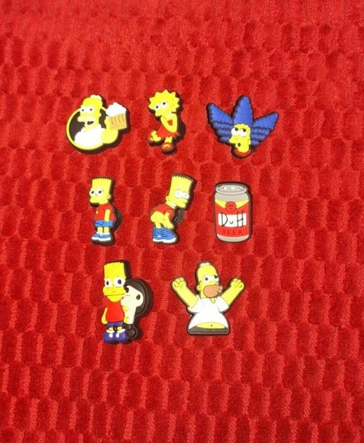 Simpsons Croc Charms Each Bundle $5