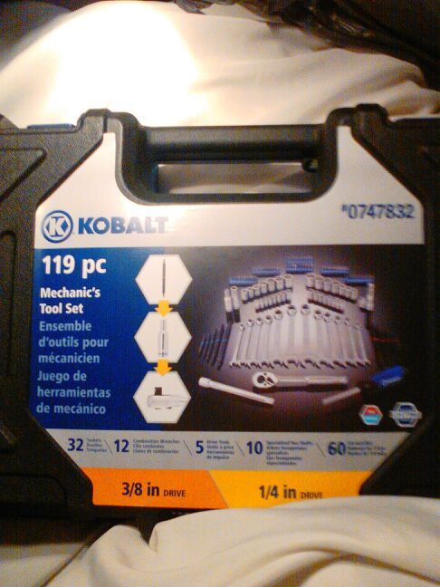 Kobalt 119 Piece Mechanic Tool Set #0747832