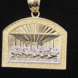 $275 Last Supper Two Tone Charm
