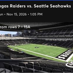 2 Las Vegas Raiders  Tickets