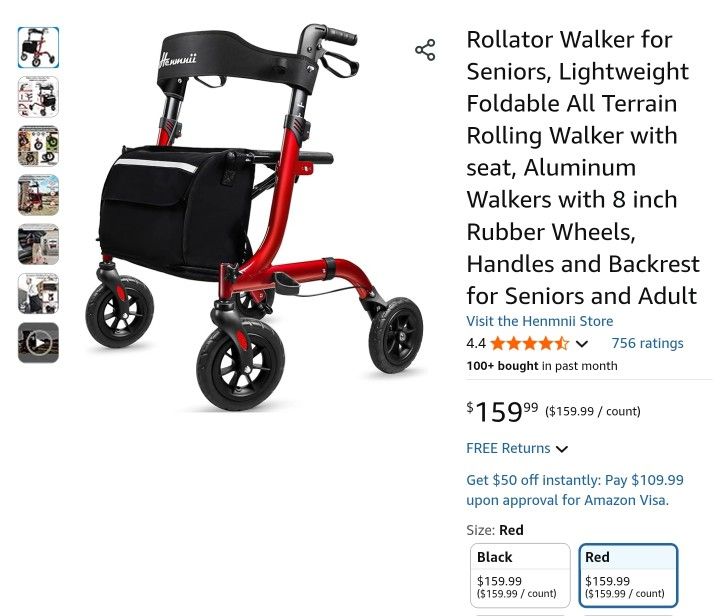 High Quality 4 Wheel Walker