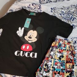 Mickey Tshirt And Short Set