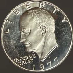 1977 S Proof USA Dollar Coin