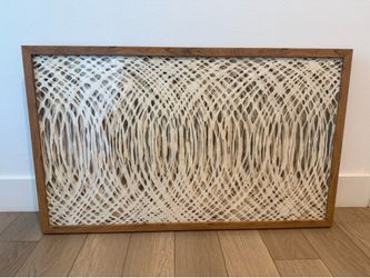 World Market Waves Rice Paper Shadow Box Wall Art