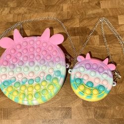 Silicone “Pop-It” Purses
