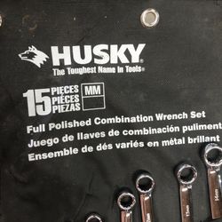 New- Set Of 15 Wrenches -Husky
