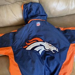 Denver Broncos Jacket With Hoodie