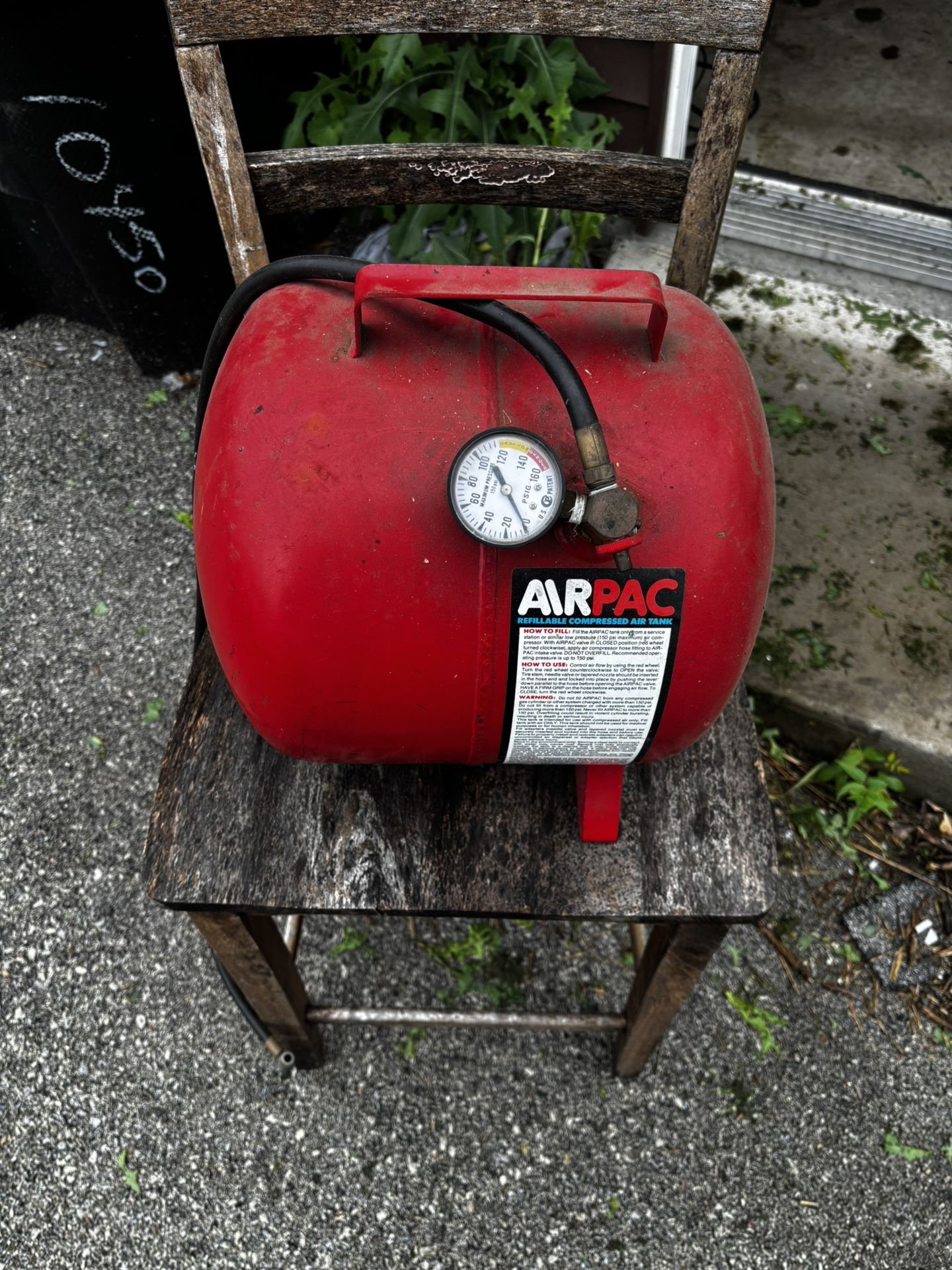 AIRPAC Refillable Compressed Air Tank
