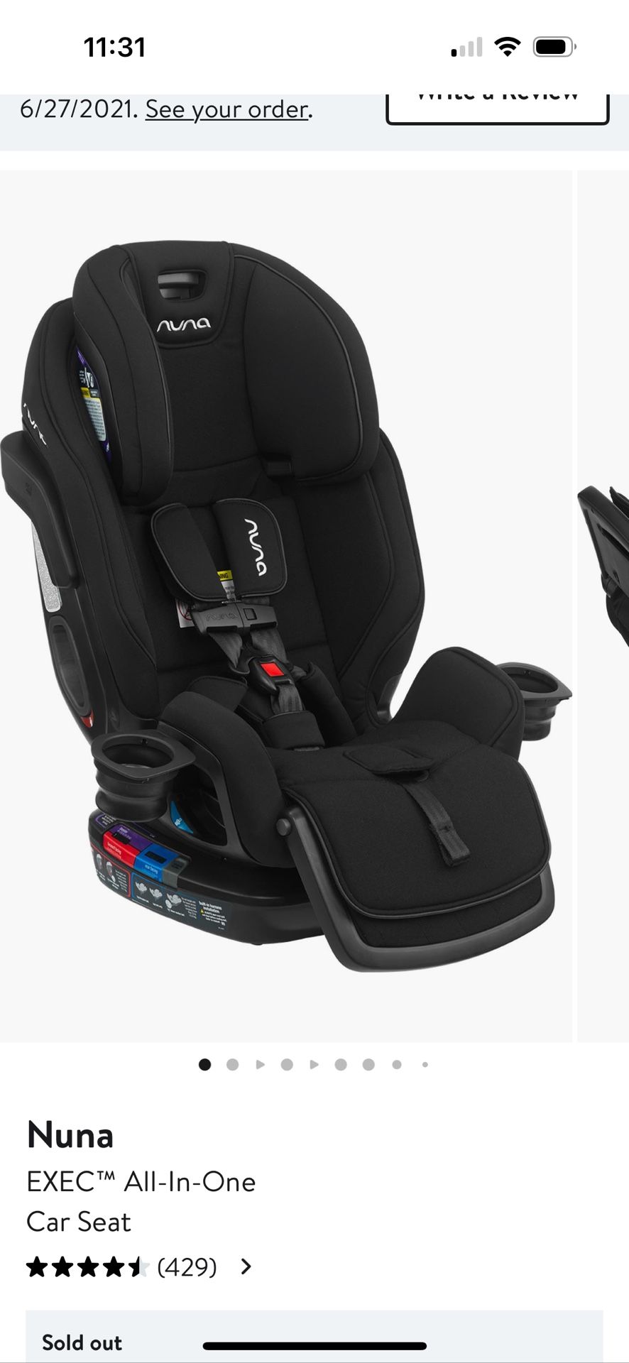 Nuna ЕХЕСТ™ All-In-One Car Seat