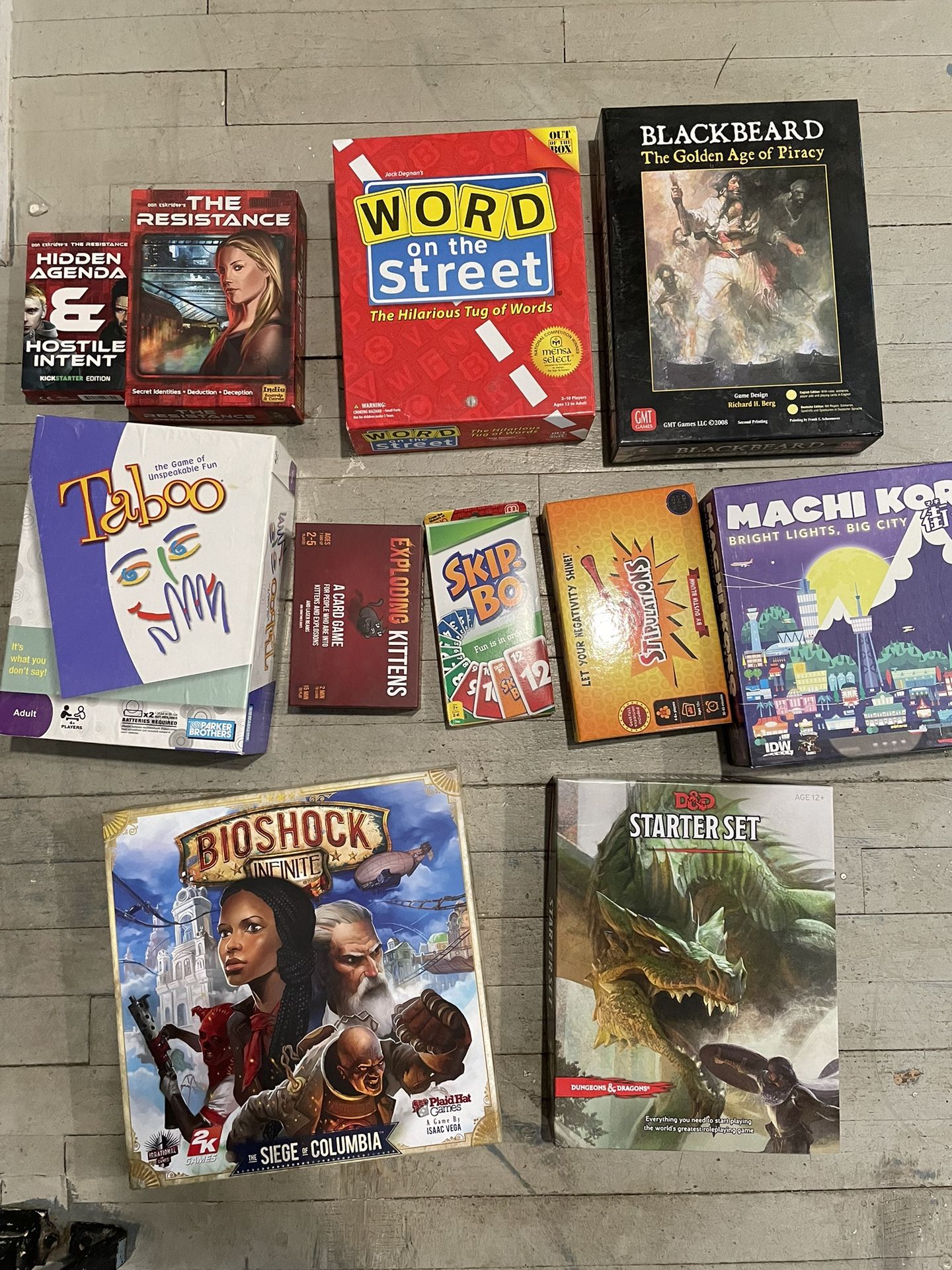 Various Board Games