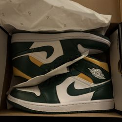 Jordan 1 Mid SuperSonics 