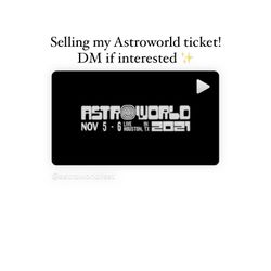 ASTROWORLD 2021 TICKET