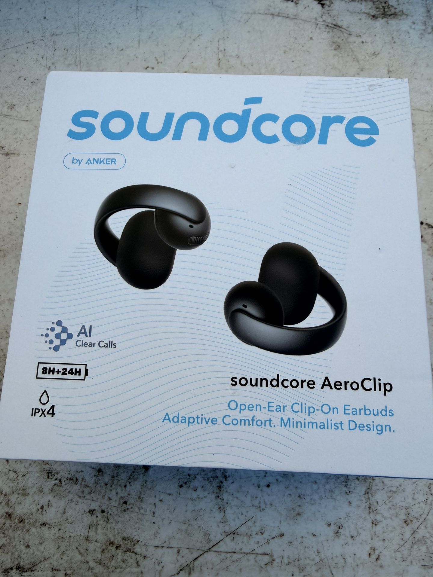 Sound Soundcore - by Anker AeroClip Open-Ear Clip-On Earbud
