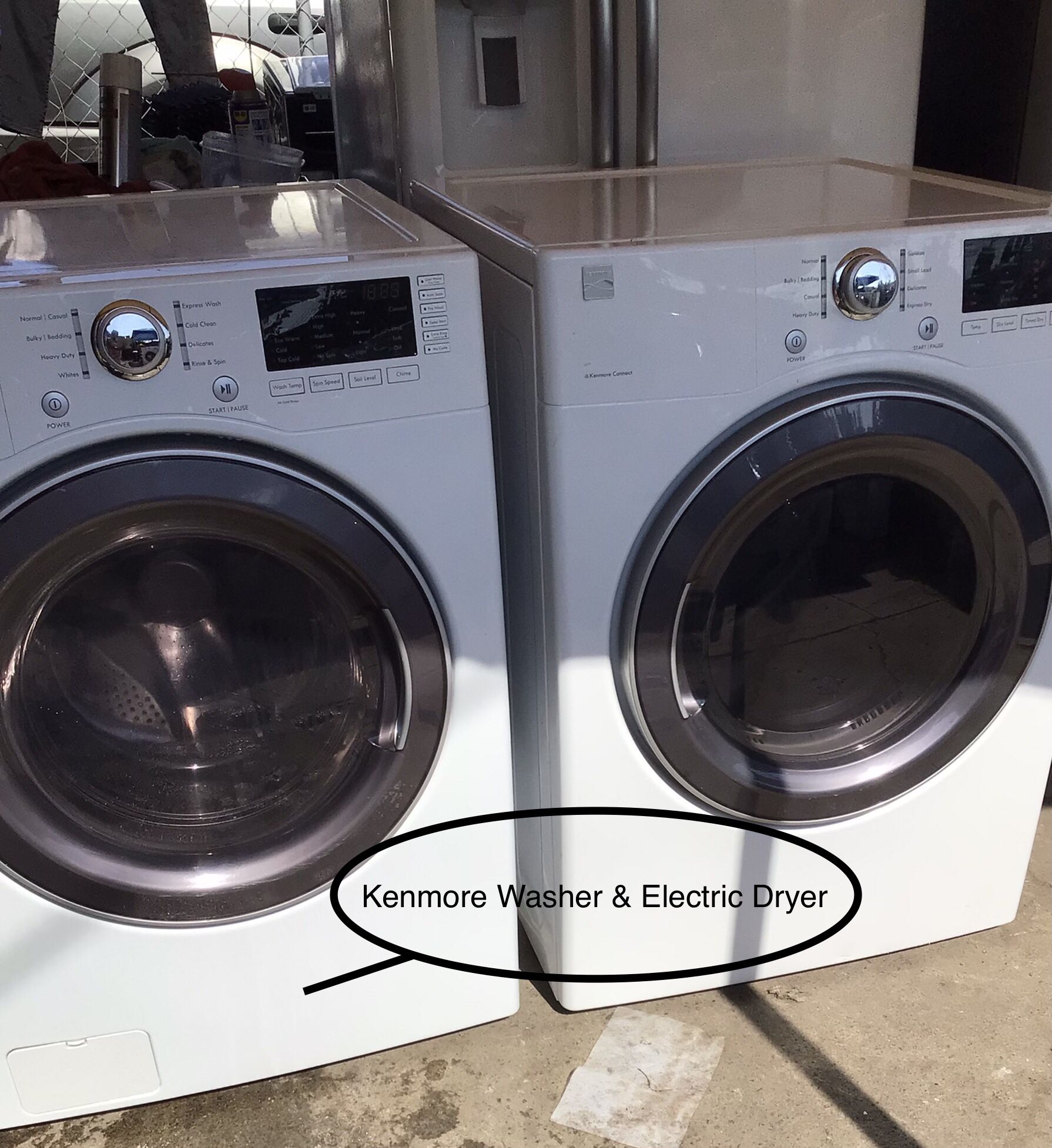 Kenmore Washer & Electric Dryer 