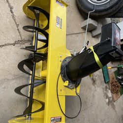 44 Inch Snow Blower  Used 1 Time  For  John Deere Of 1800 $asking $900 Or Best Offer 